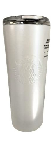 Starbucks Vaso De Acero Inoxidable Blanco Brillante De Acero
