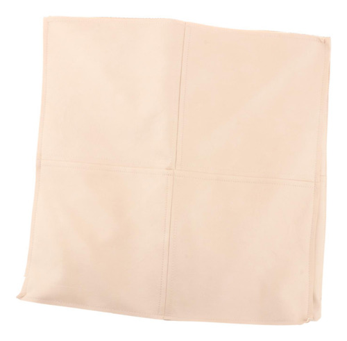 Funda De Puf Sin Relleno Puf Sin Relleno Cuadrado Beige