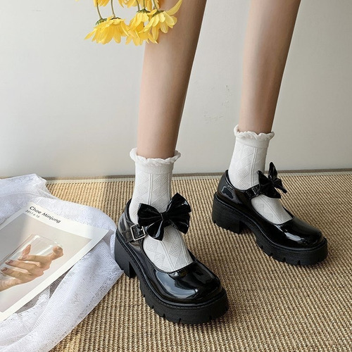 Zapatos De Mujer Lolita Zapatos De Plataforma De Tacón Alto