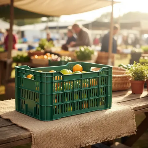 Caixa Agrícola Hortifruti 48 Litros Verde | MercadoLivre