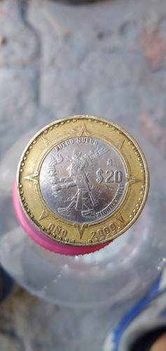 Moneda De 20 Pesos Del Año 2000 Fuego Nuevo 