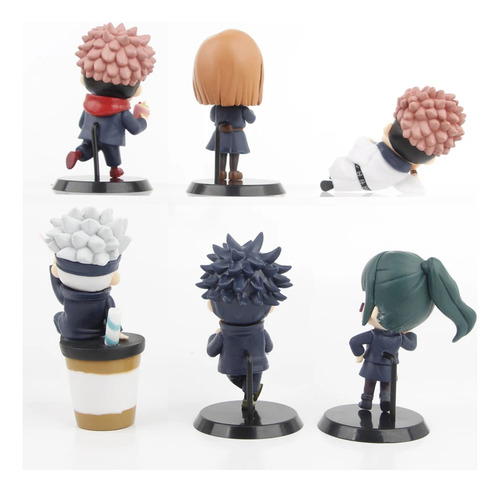 6pcs/set Anime Jujutsu Kaisen Figure Gojo Satoru Pvc Model