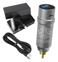 Comprar Maquina Fuentes Para Tatuar Inalambrica Ato 1800 Mah Color Plateado De Fuente De Poder Para Tatuajes Con Interfaz Rca