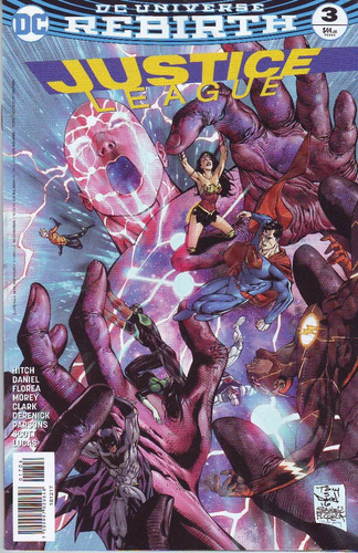 Comic Dc Universe Rebirth Justice League # 3 Nuevo Español