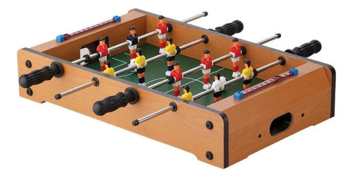 Mesa Pebolim Mini Futebol De Mesa 12 Jogadores Bolas Placar