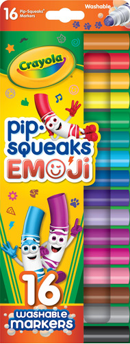 Crayola Sellos Emoji, Marcadores Lavables Pip Squeaks, Rega.