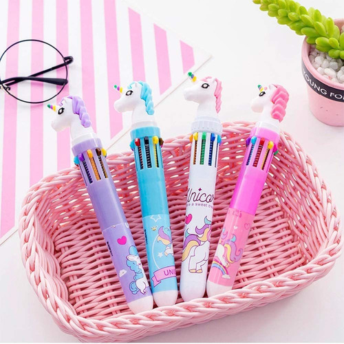 Leaflai 8pcs Shuttle Pens Retractable Ballpoint Pen Gel Pen