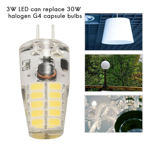 30 Uds. Bombilla Led G4 Ac/dc12v-24v 3w Led G4 Luz 20led 360