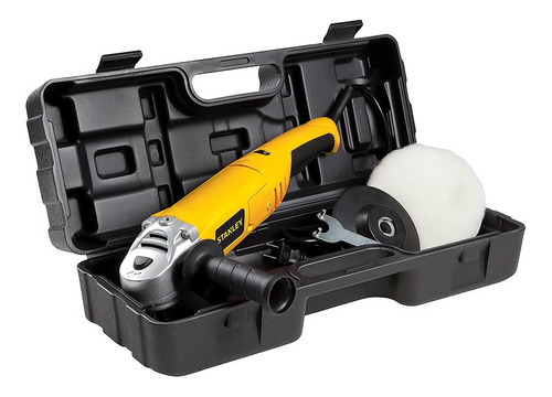 Imagem 3 de 5 de Politriz Automotiva Stgp612k Stanley 600w 5 Pol. Com Maleta