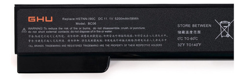 Batería Premium Ghu Cc06 Para Notebook, Carga Rápida,