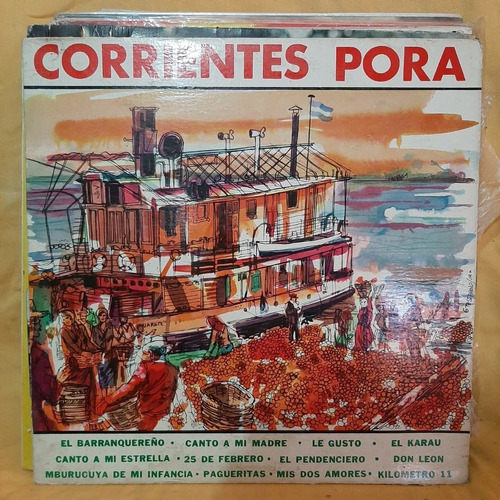 Vinilo Corrientes Pora Taragui Monofonico F3