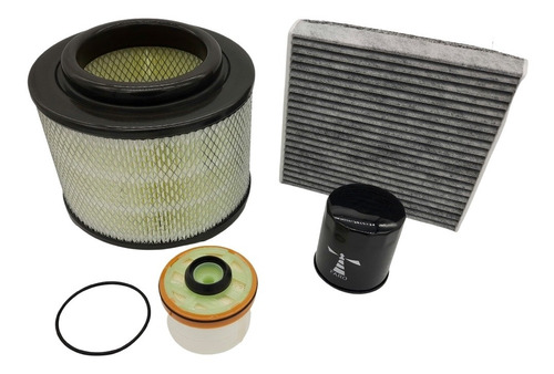 Kit De Filtros Hilux-sw4 2005-2015 Antipolen Con Carbon