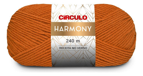 Lã Harmony 240m 100g Círculo 4654 - Âmbar