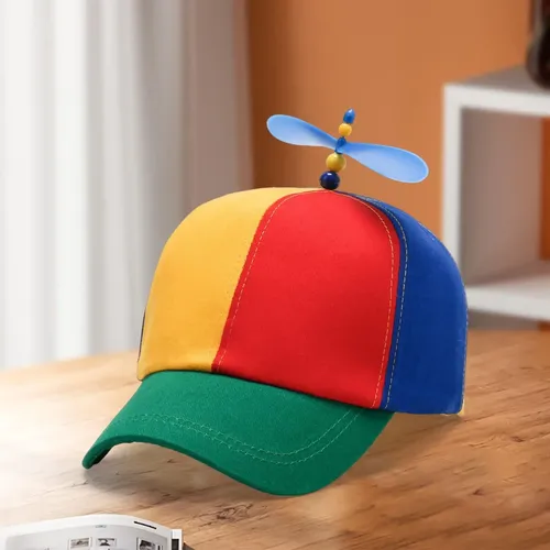 Gorra De Hélice De Colores WIDMANN MILANO – Accesorio Unisex Para Carnaval Y Festivales, Con Hélice Giratoria