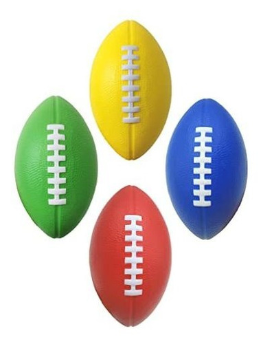 Pelotas De Fútbol Infantiles 4 Pack - 7.25puLG De Espuma -