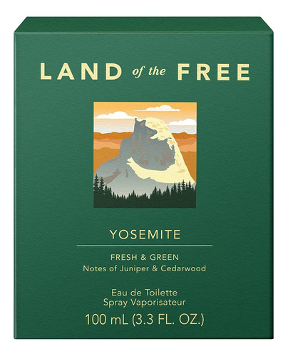 Land Of The Free Yosmite Eau De Toilette Spray, 3.3 Fl Oz, P