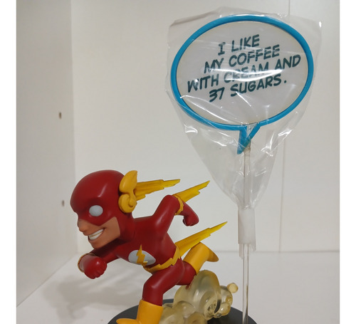 The Flash Qfig Mini Estatuita Dc Comics