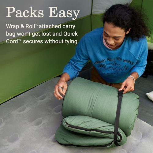 Saco De Dormir Grande Para Clima Frío Con Forro De Sherpa