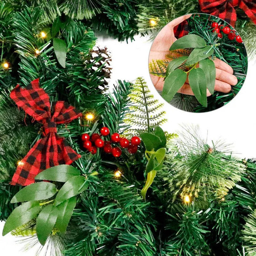 S Guirnalda De Navidad De 2.7 M Con 50 Luces, Guirnalda