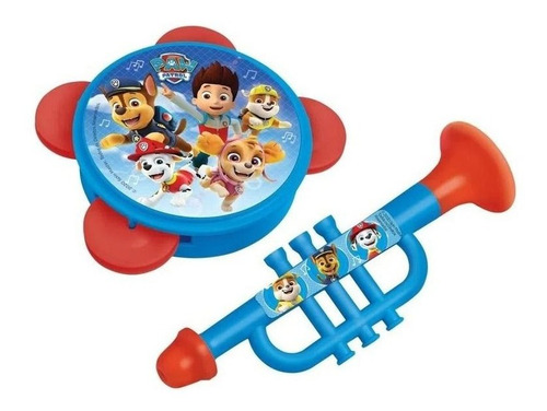 Imagem 2 de 7 de Bandinha Infantil Patrulha Canina - C/ 4 Instrumentos - Elka