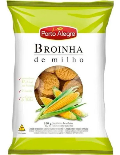 Biscoito Broinha De Milho Porto Alegre 100 Grs