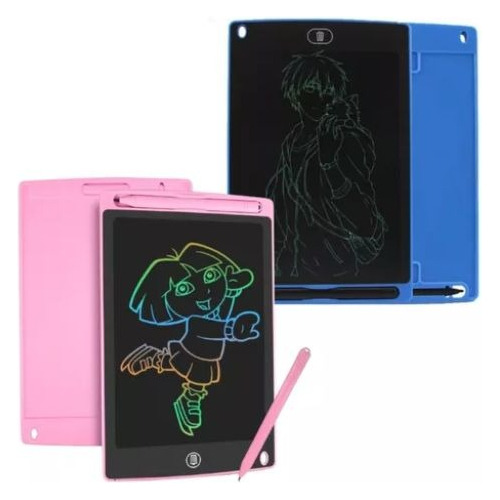 2 Tablet Infantil Lousa Mágica Digital Para  Desenho 