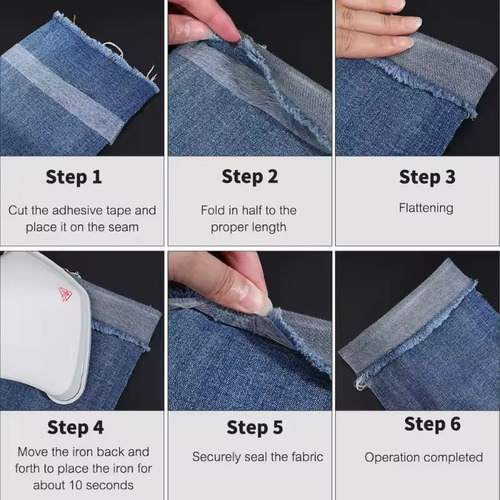 Cinta Para Dobladillo Pantalón Cinta Para Subir Largo 64m