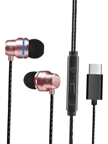 Auriculares Universales Usb C Con Cable Auriculares Estéreo