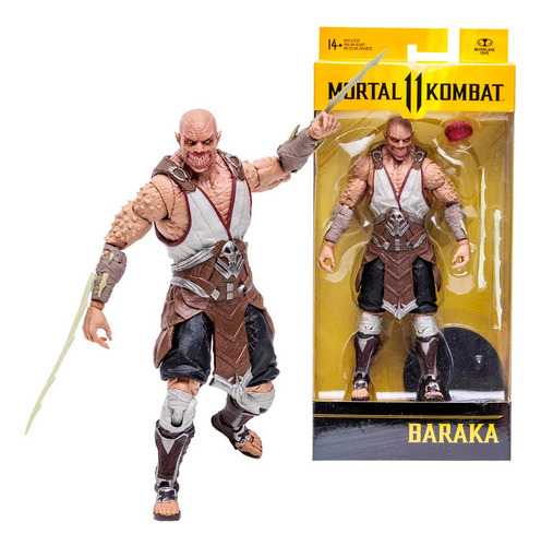 Mortal Kombat Baraka Mcfarlane Toys Figura Original