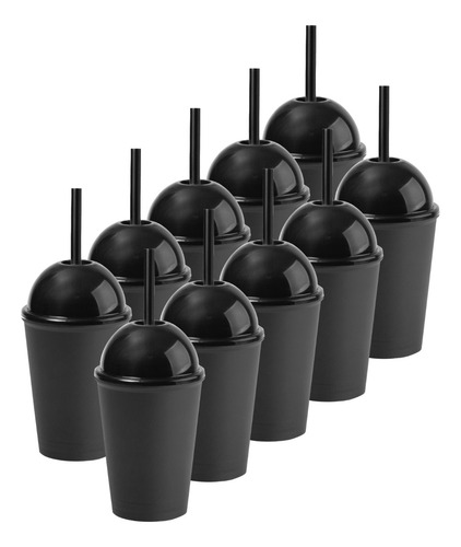 20 Vasos Fiesta Para Bolo- Candy Bar Mini Saturn 12 Oz Negro