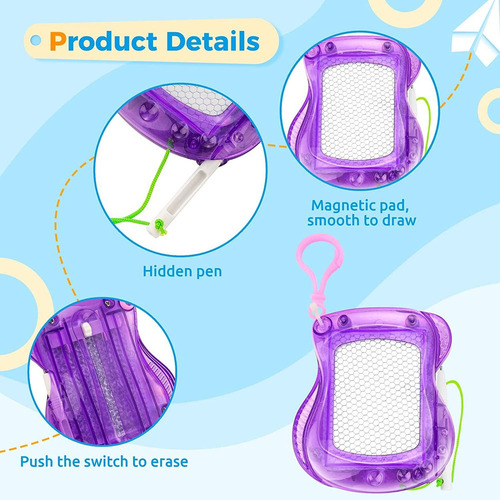 Mini Tablero De Dibujo Magnético Para Niños Regalos De Fies