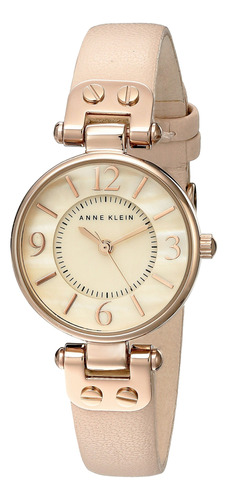 Reloj Anne Klein 10/9442rglp De Piel Para Mujer En Tono Oro
