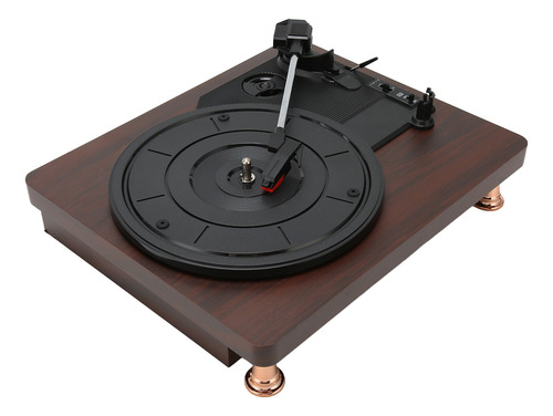 Tocadiscos Con Tocadiscos De Vinilo De 3 Velocidades, Vintag