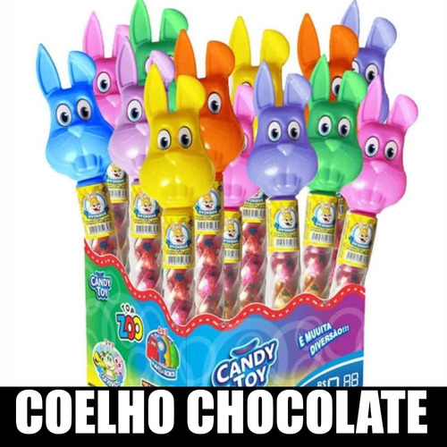 Coelho Chocolate Ovo Páscoa Brinquedo Festa Lembrancinha Nf