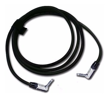 Cable Plug Plug 90° Ts Mono De Audio Neutrik Rean 1m Cabtec