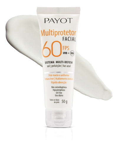 Protetor Solar Payot Multiprotetor Facial Fps 60