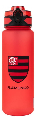 Garrafa De Plástico Time Flamengo Licenciado 600 Ml