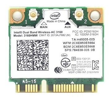 Placa Wifi 5ghz Intel Dual Band Notebook Acer Aspire E1-471
