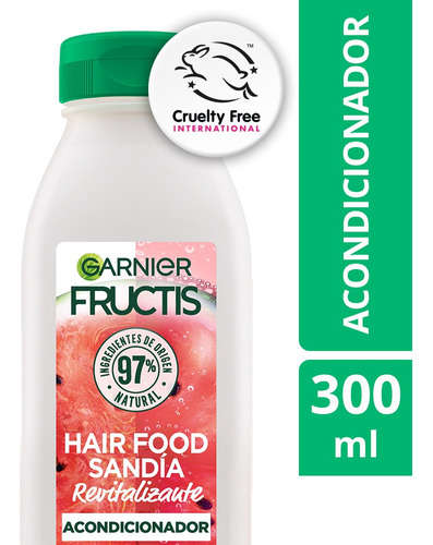 Acondicionador Garnier Fructis Hair Food Sandía 300ml