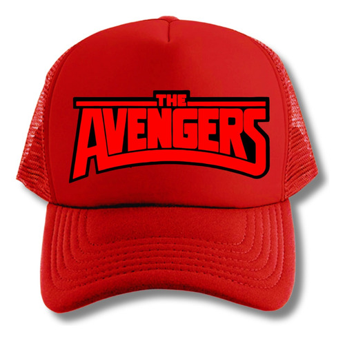 Gorra The Avengers Vengadores Uni Series Geeks Red Truckers 