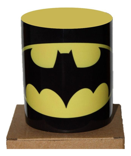 Mugs Batman Logo Pocillo Color Negro