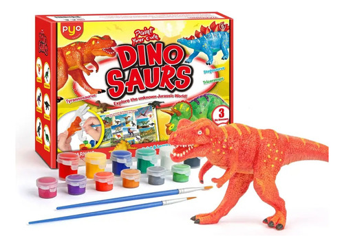 Pinta Tus Dinosaurios Juego Interactivo De Manualidades