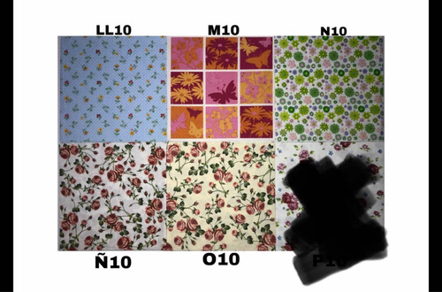 Servilletas Decoupage Set X 10 Importadas Flores
