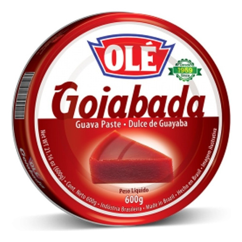 Goiabada Olé Em Lata Desde 1969 - 600g 