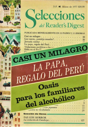 Selecciones Marzo 1977 - La Papa - Familiares Del Alcohólico