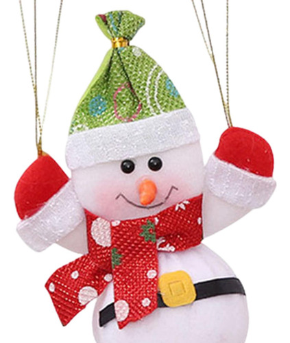 Colgante De Navidad Con Paracaídas De Papá Noel, Colgante