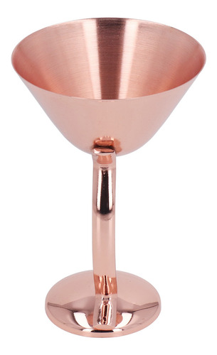 Copa De Cóctel Metálica 150ml De Acero Inoxidable Martini Co