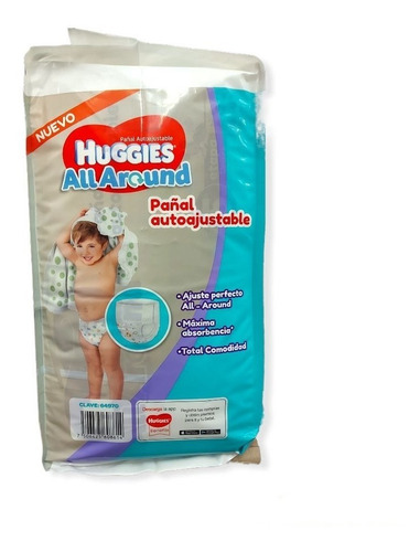 Pañales Unixes Huggies Autoajustable E 5 90pzas Niño Niña