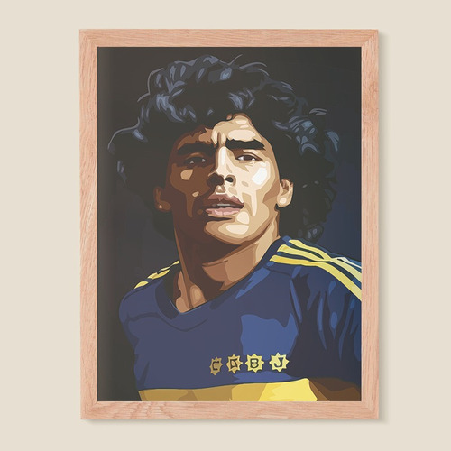 Cuadro Con Marco Diego Maradona 05 - Frametastic! 