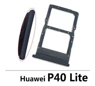 Bandeja Porta Sim Bandeja Chip Huawei P40 Lite Dual Sim
